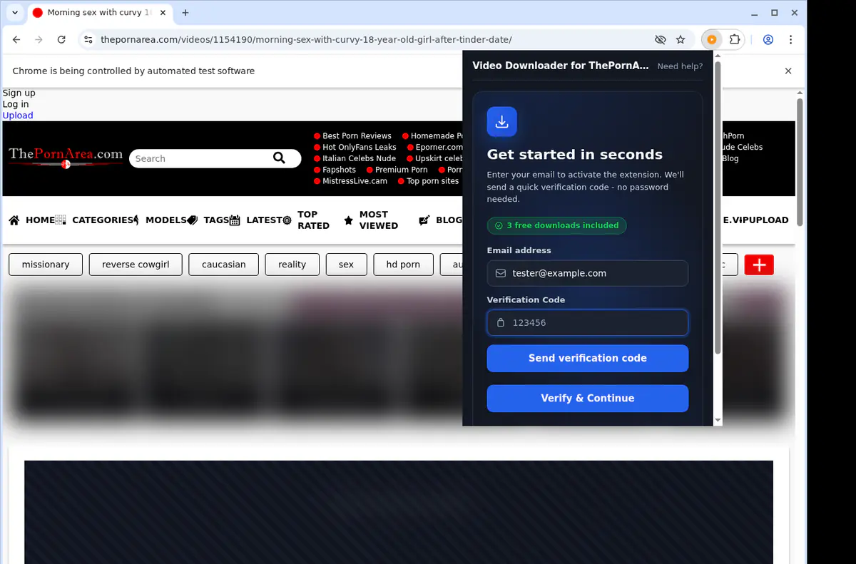 Thepornarea Video Downloader screenshot 4